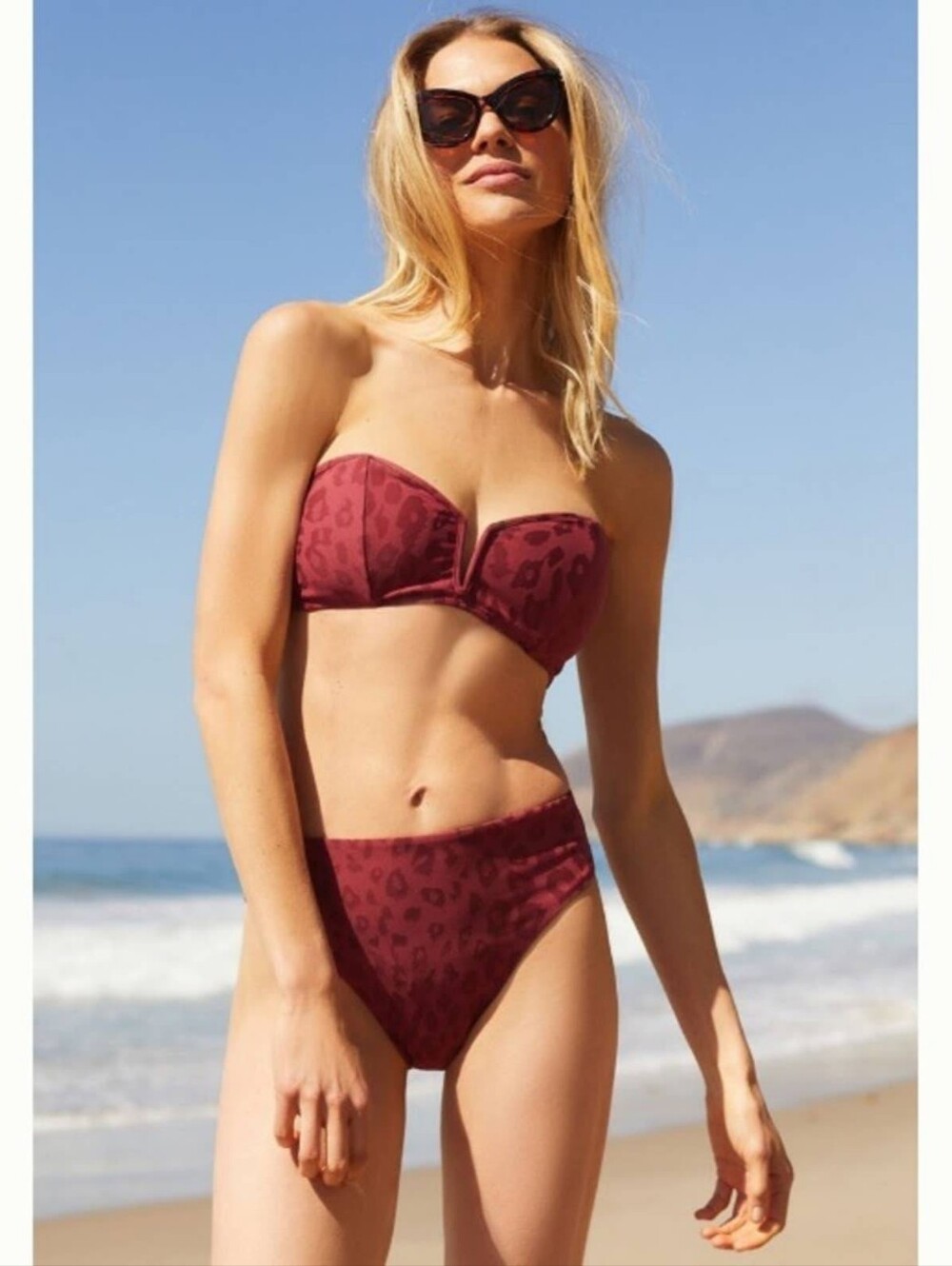 PQ Swim Anthropologie Lynx High waist bikini bottoms